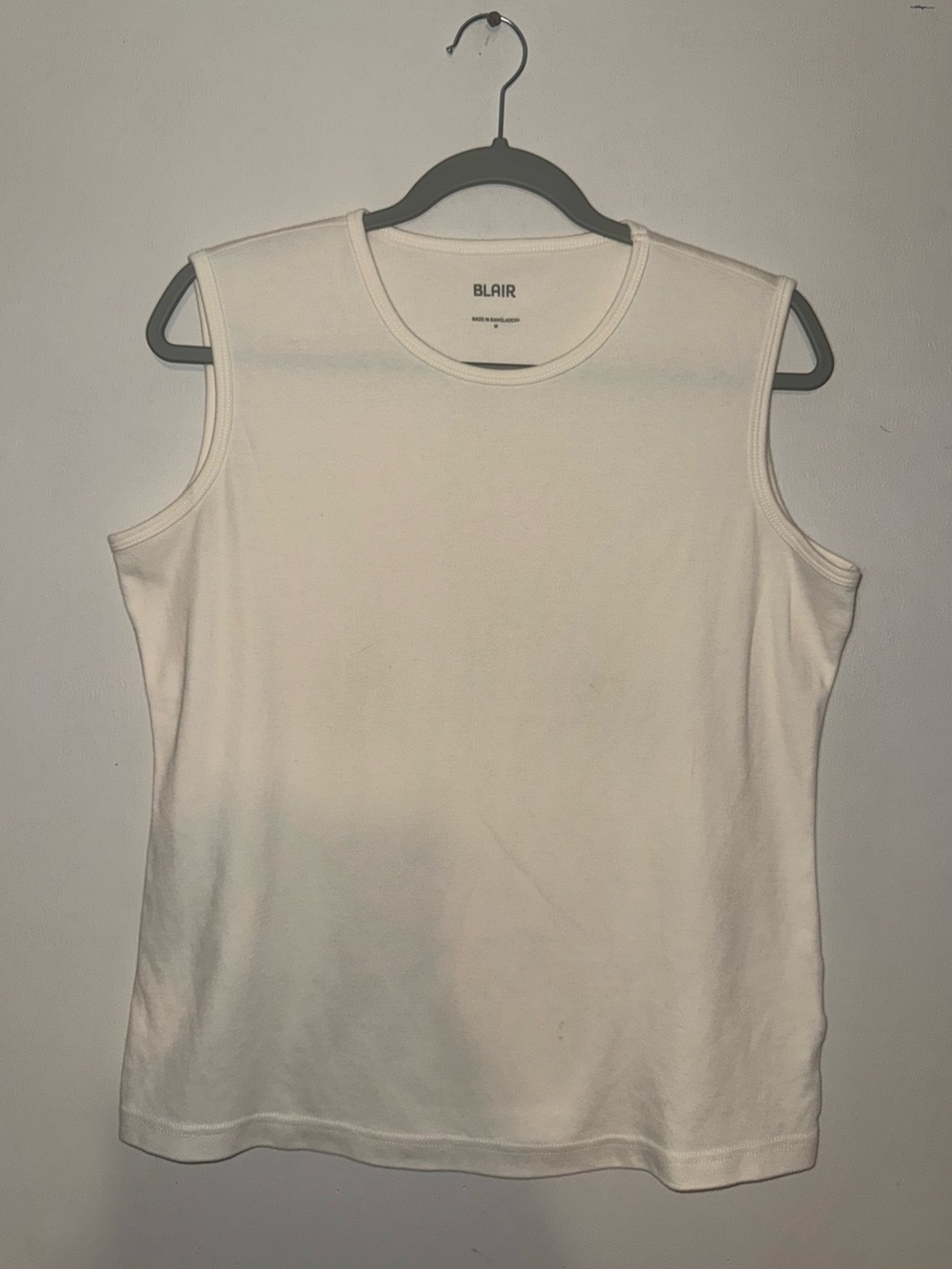 Blair Women's Sleeveless Crewneck Tank - Cream White